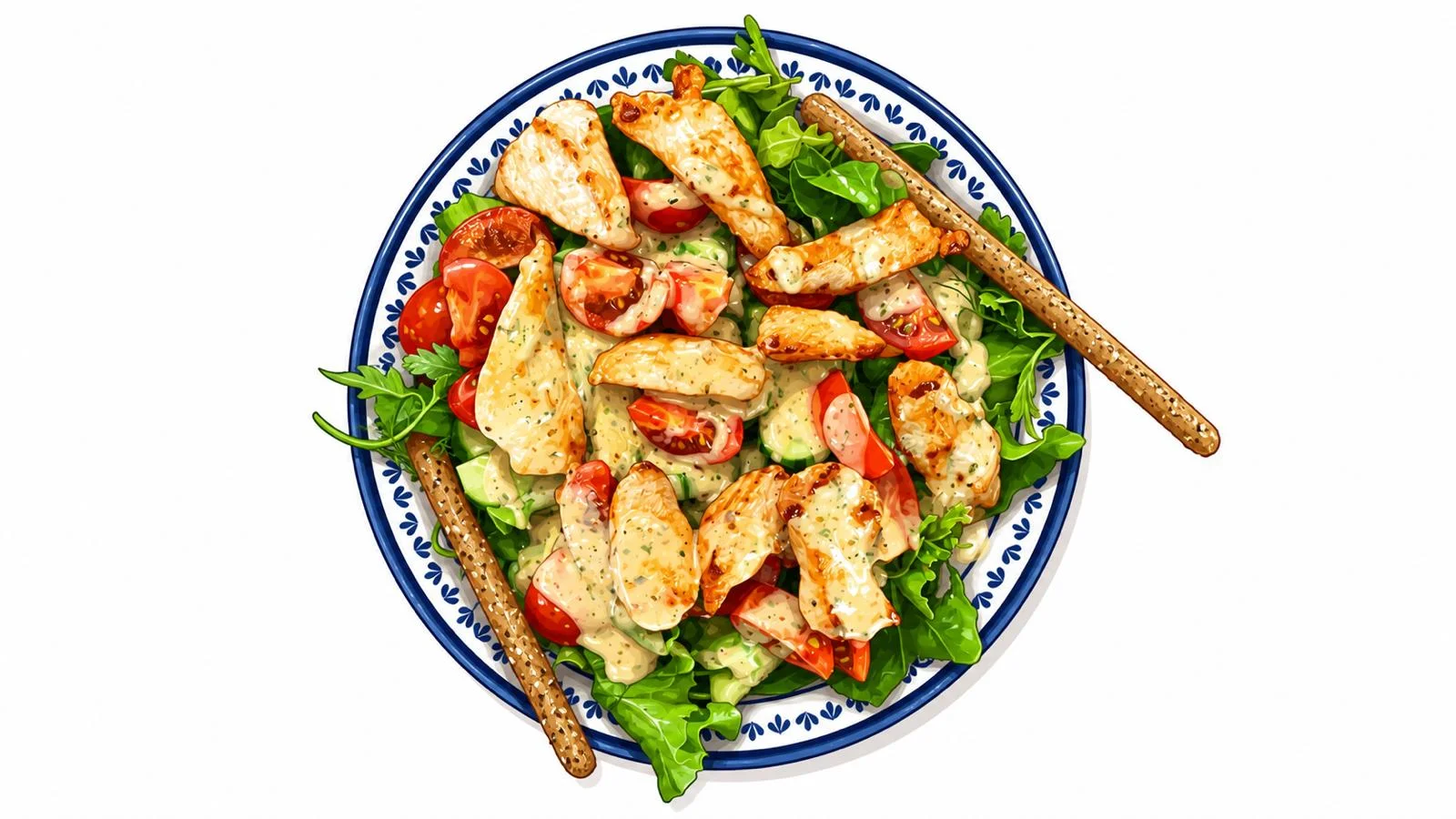 Tavuklu Sezar Salata